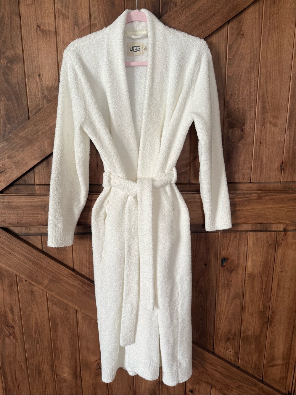 UGG Lenny Robe II Cozy Cream Color with Pockets